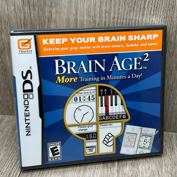 2007 Brain Age 2: More Training in Minutes a Day-Nintendo DS Touch Generations - Picture 3 of 5
